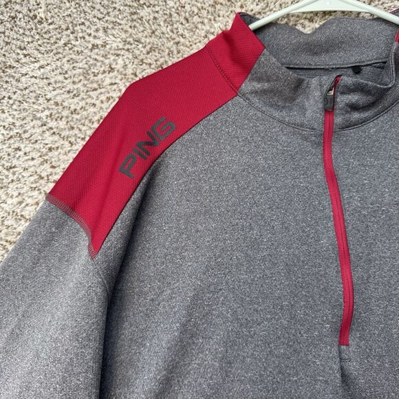 South Carolina Gamecocks Shirt Mens XXL 2XL Ping Quarter Zip Gray Golf Pullover - Picture 3 of 13